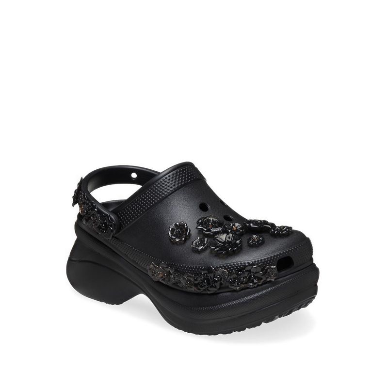 Crocs Bae Translucent Floral Women Clog - Black - Gambar 6